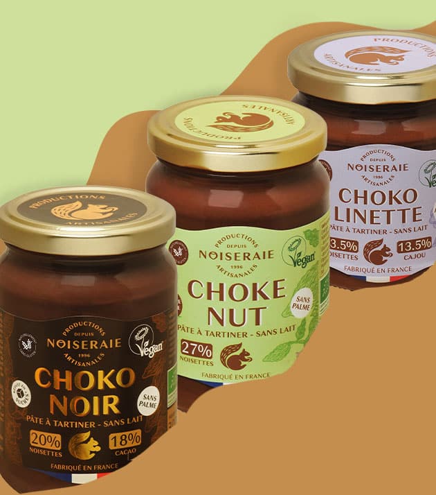 Our MILK-FREE & PALM-FREE spreads