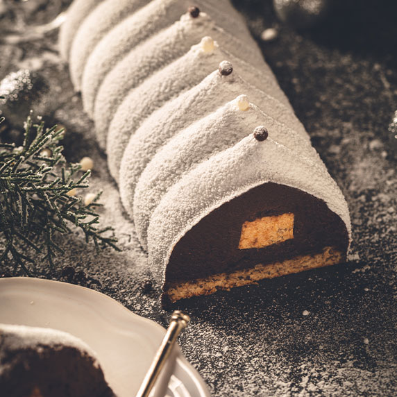 Bûche de Noël au Pralinut