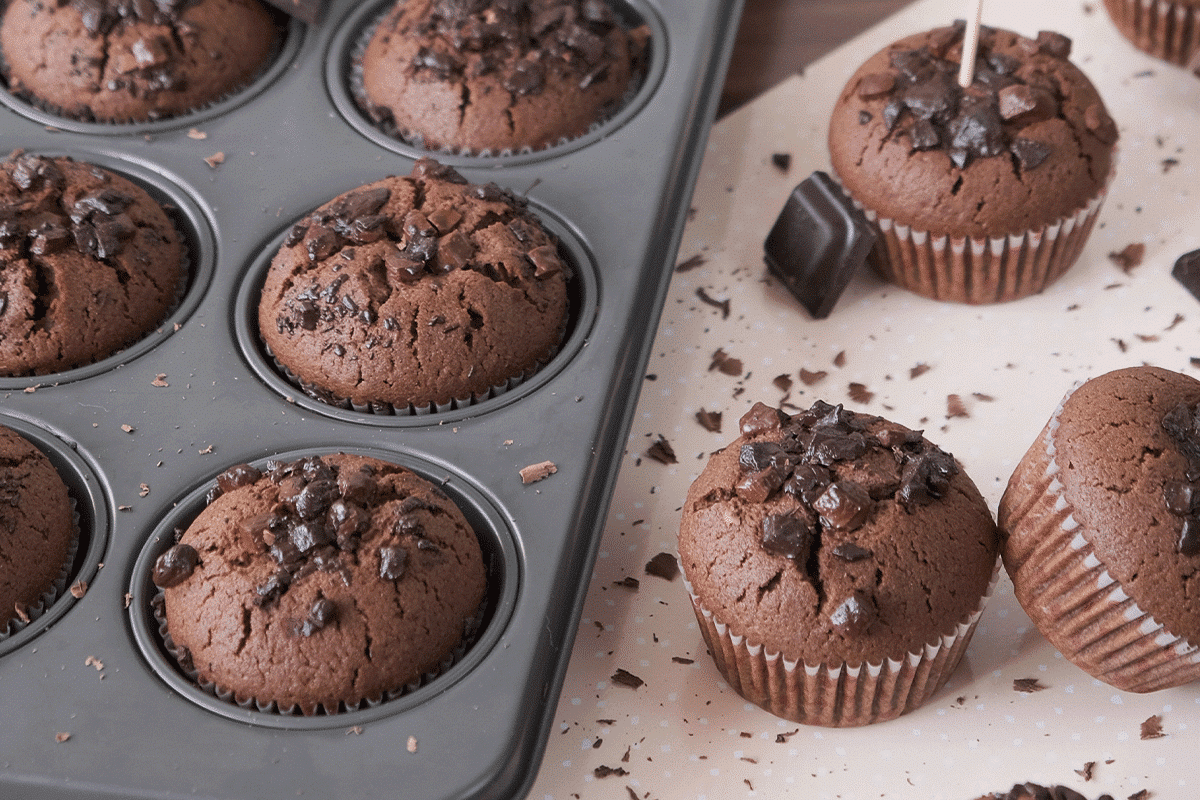 Muffins au Choko Exquis