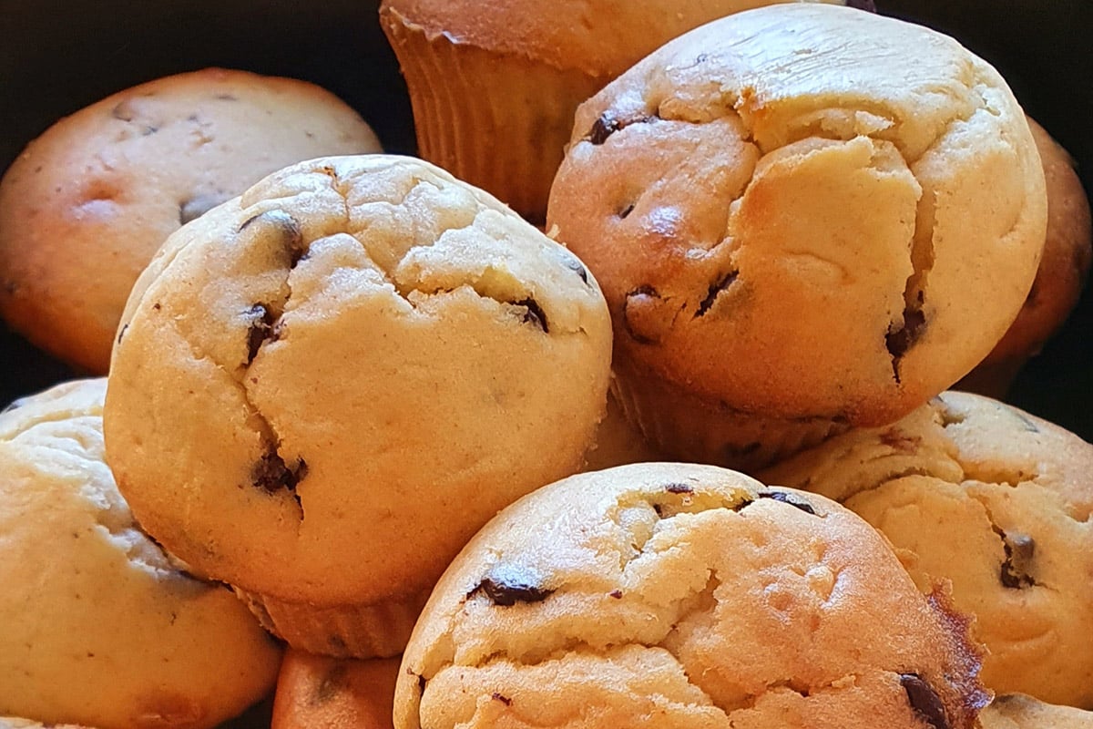 Pralinut & Chocolate chip muffins