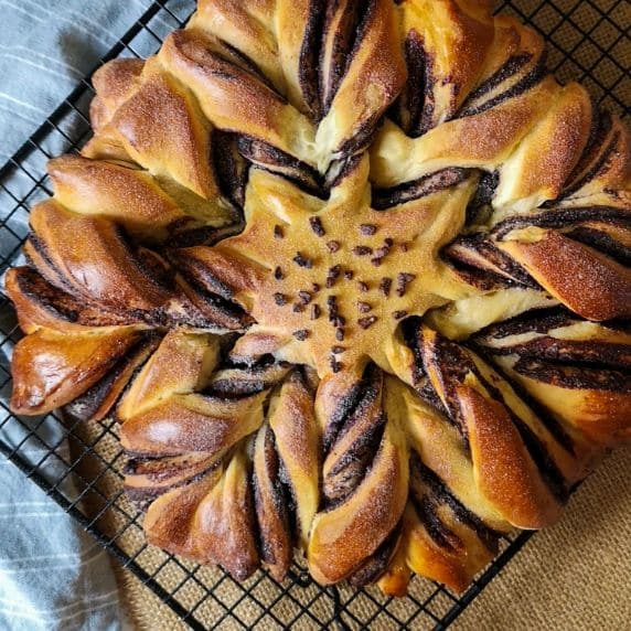 Brioche à la choko noir orange confite