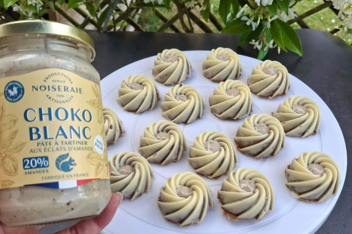 Bouchées spéculoos choko blanc
