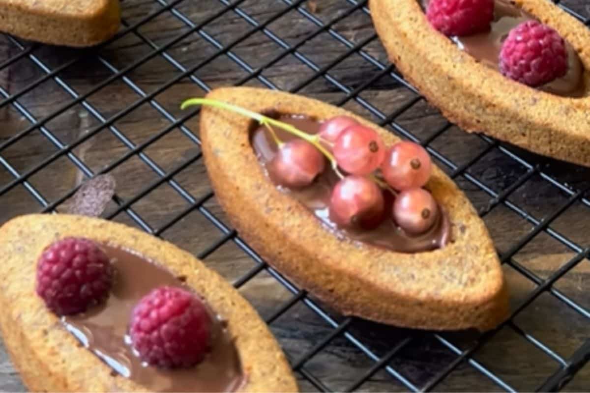 Financiers au choko sans sucre ajouté