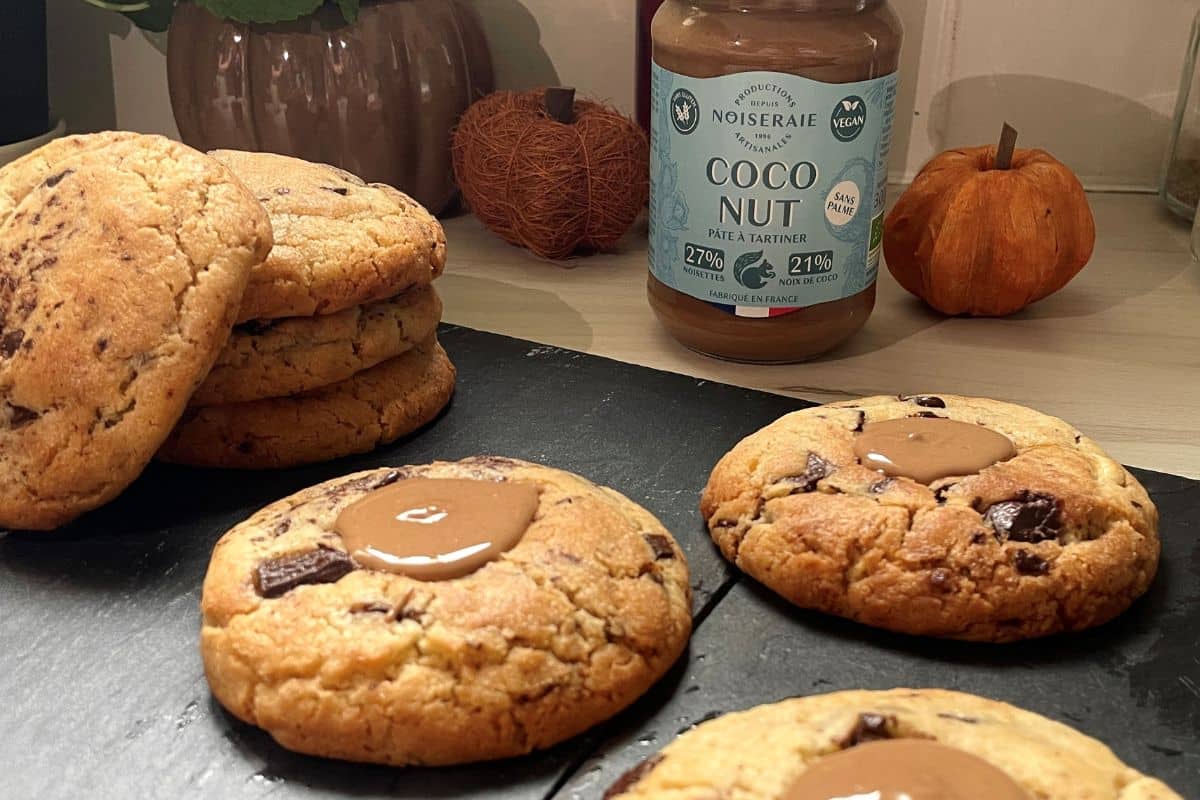 Cookie cœur coulant coco nut