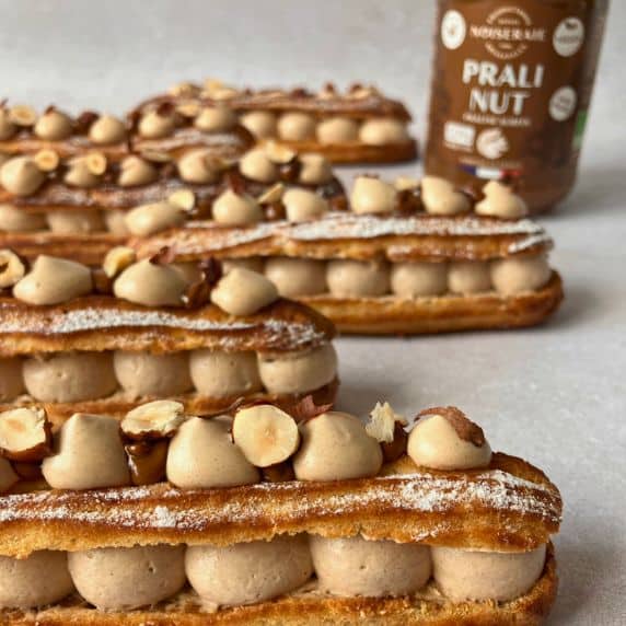 Eclairs façon Paris-Brest au pralinut